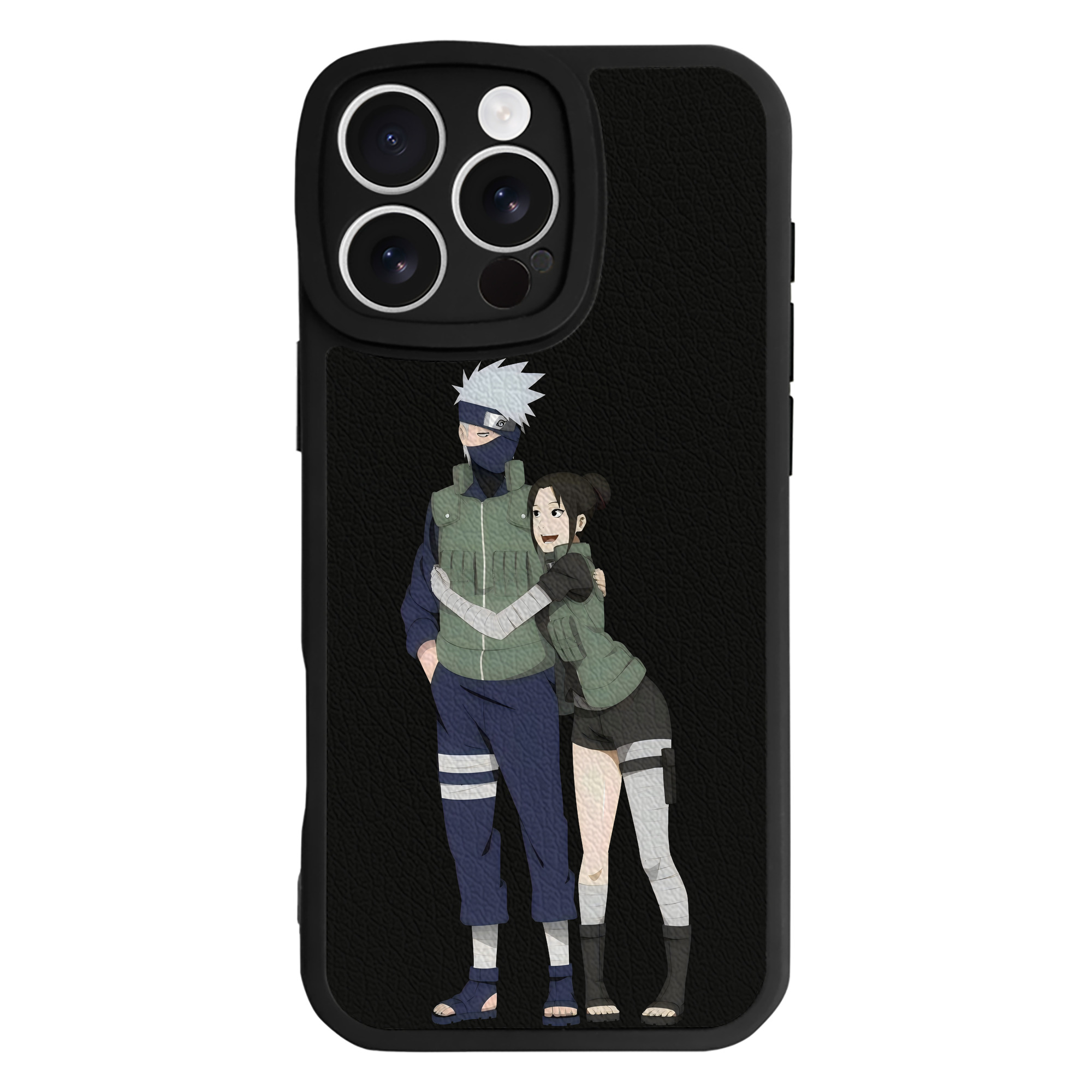 （画像用） NARUTO -ナルト- はたけ カカシ Hatake Kakashi 【iPhone 16シリーズ対応】シリコンスマホケース（レザー調） 材質：シリコン